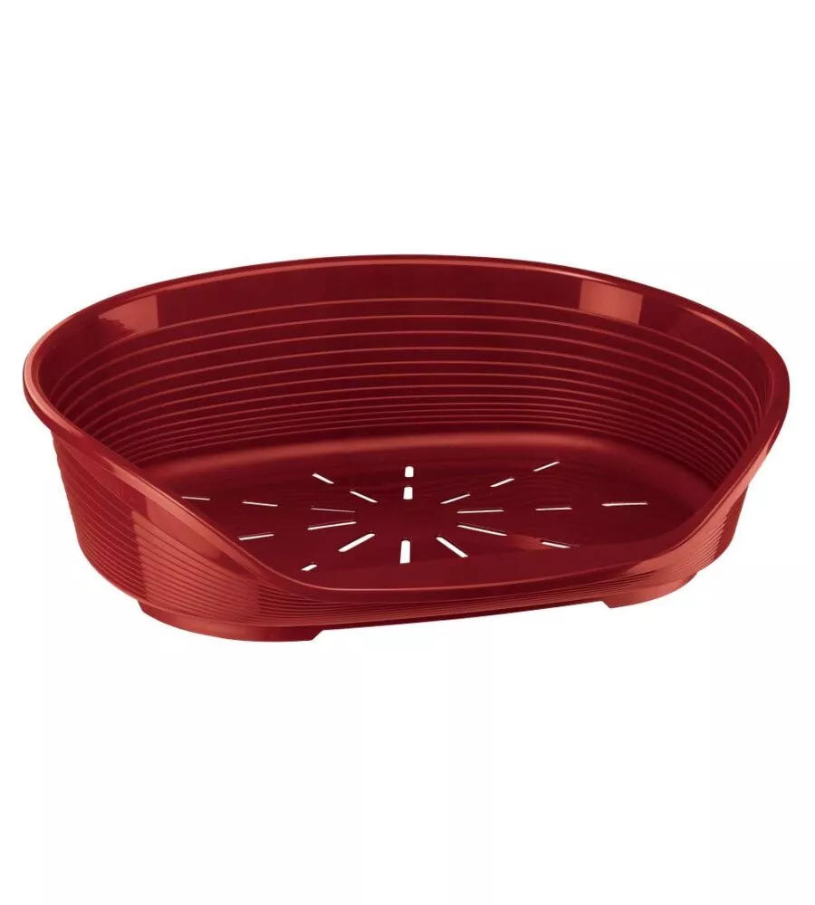 CUCCIA DA INTERNO PER CANI E GATTI "SIESTA DELUXE 10" BORDEAUX, 93,5X68X28,5 CM - FERPLAST