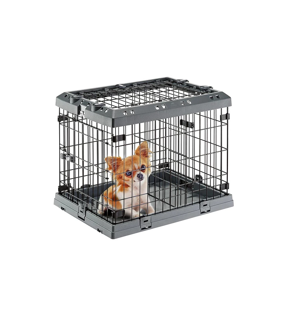 GABBIA BOX  PER CANI PIEGHEVOLE "SUPERIOR 60", 62X47X50 CM - FERPLAST