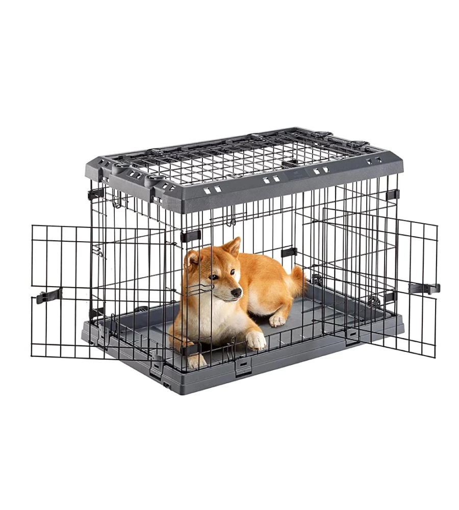 GABBIA BOX  PER CANI PIEGHEVOLE "SUPERIOR 75", 77X51X55 CM - FERPLAST