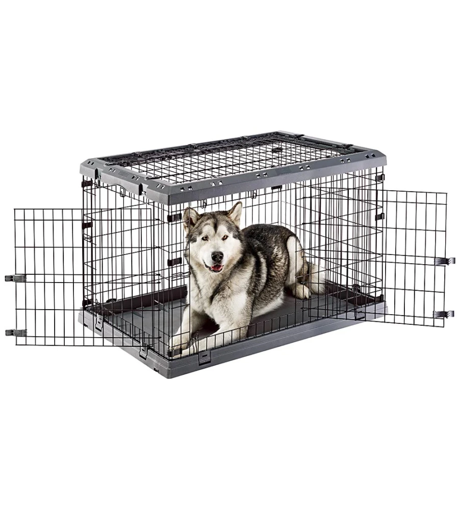 GABBIA BOX  PER CANI PIEGHEVOLE "SUPERIOR 105", 107X77X73,5 CM - FERPLAST
