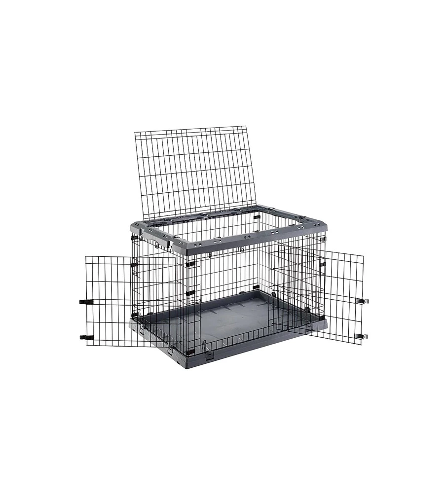 GABBIA BOX  PER CANI PIEGHEVOLE "SUPERIOR 105", 107X77X73,5 CM - FERPLAST