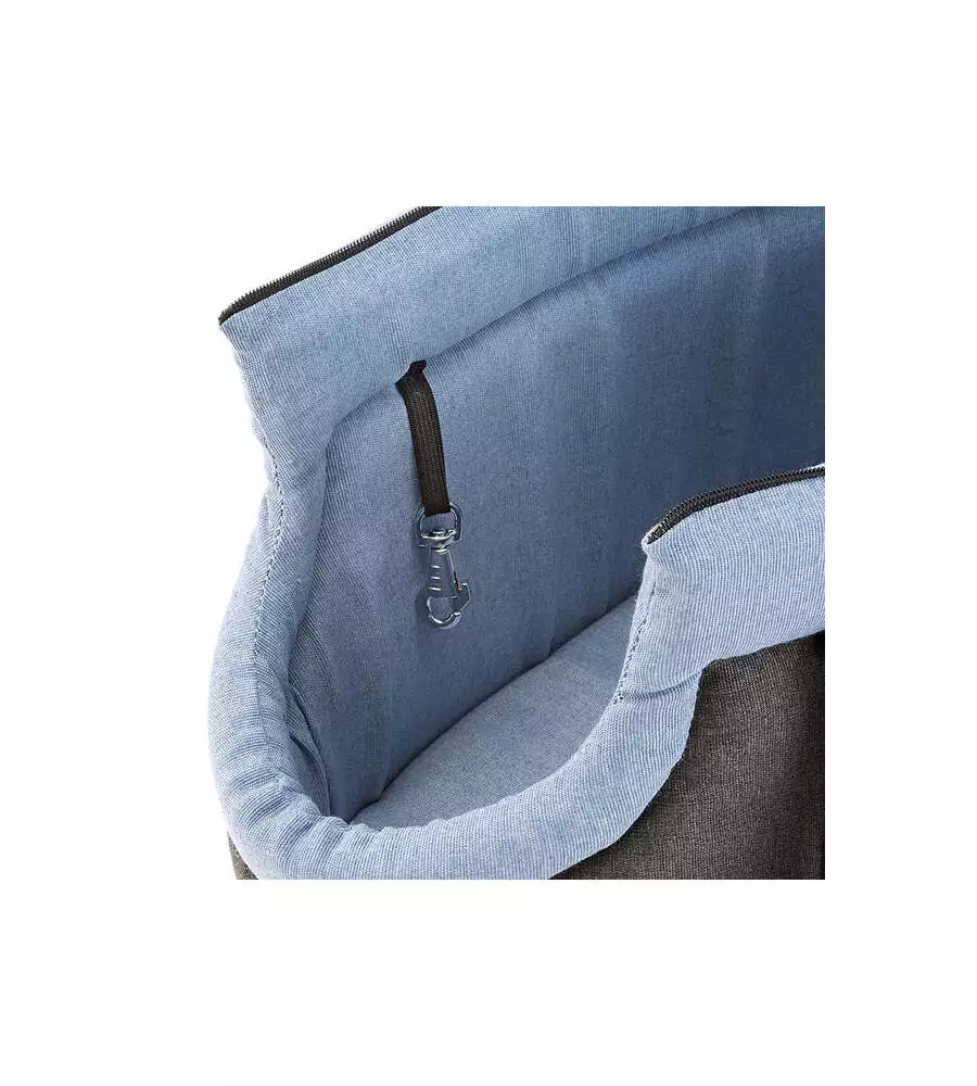 BORSA IN TESSUTO PER IL TRASPORTO DI GATTI E CANI DI PICCOLA TAGLIA "AZZURRO 60" - FERPLAST