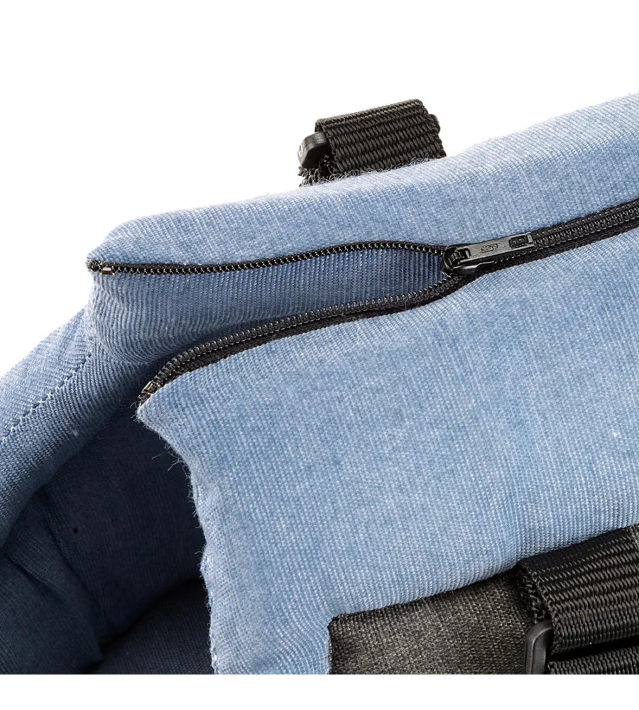 BORSA IN TESSUTO PER IL TRASPORTO DI GATTI E CANI DI PICCOLA TAGLIA "AZZURRO 60" - FERPLAST