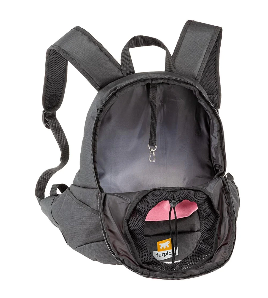 ZAINETTO PER CANI "KANGOO" ROSA, 37X16X36,5 CM - FERPLAST