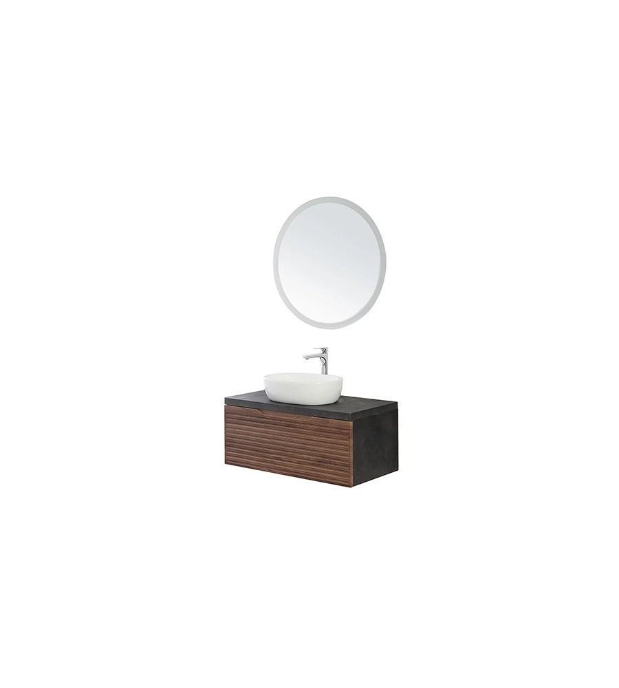 MOBILE BAGNO "RAVELLO" NOCE, 90X46X40 CM