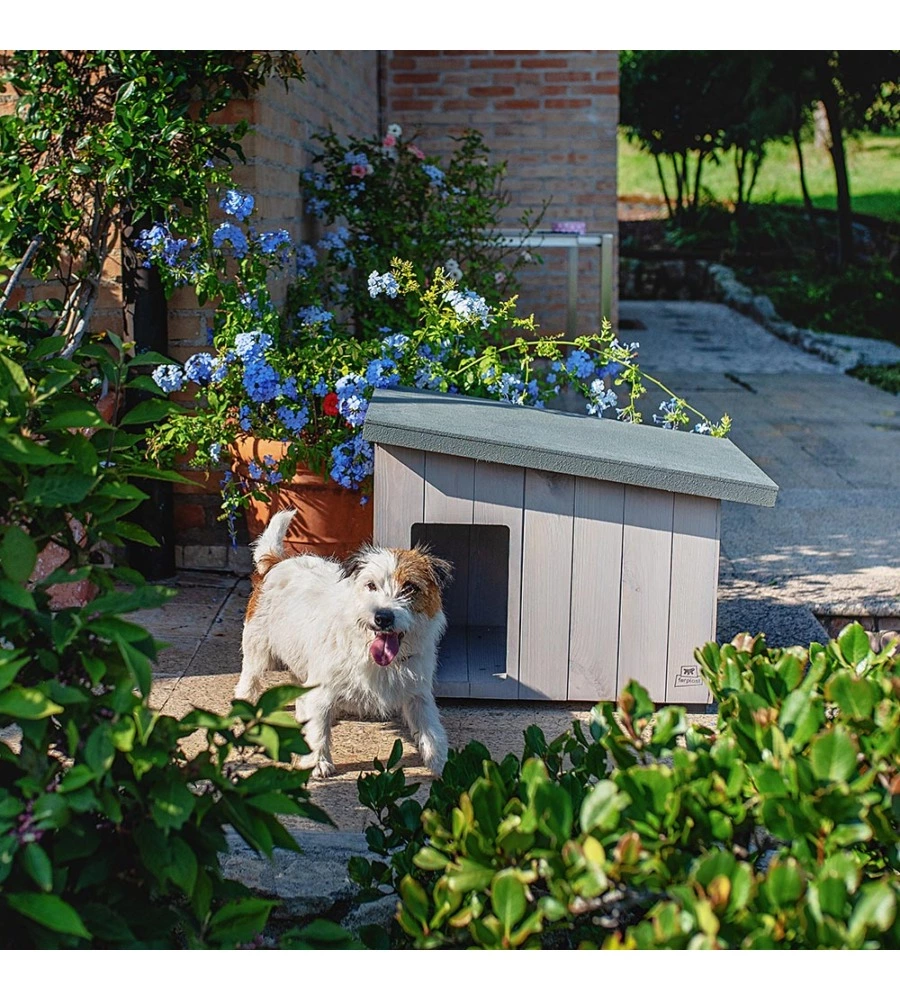 CUCCIA PER CANI DA ESTERNO FERPLAST "ARGO 60" IN PINO NORDICO 69,5X54,5X52 CM