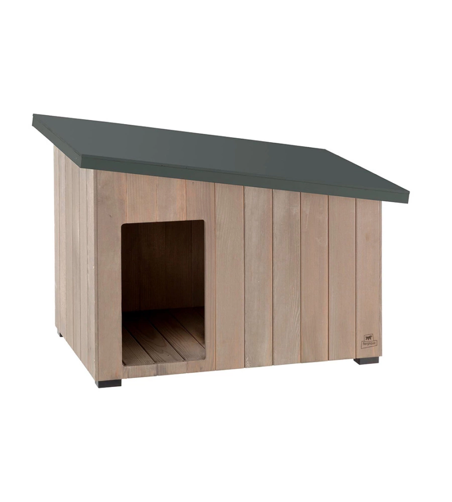 CUCCIA DA ESTERNO "ARGO 80" IN LEGNO DI PINO, 95,5X62,5X67 CM - FERPLAST