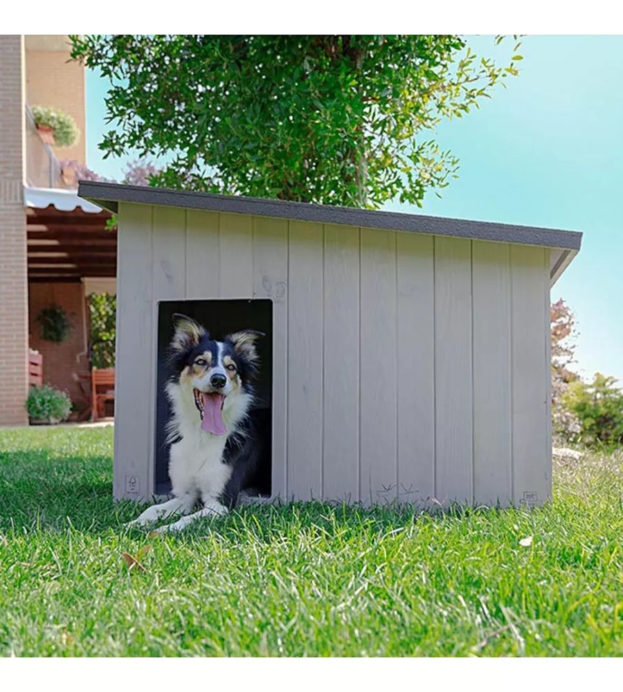 CUCCIA PER CANI DA ESTERNO FERPLAST "ARGO 100" IN PINO NORDICO 114,5X73X81 CM