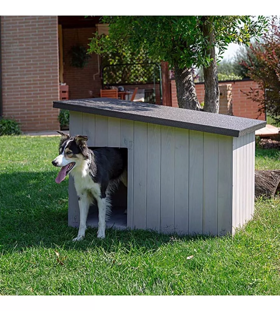 CUCCIA PER CANI DA ESTERNO FERPLAST "ARGO 100" IN PINO NORDICO 114,5X73X81 CM
