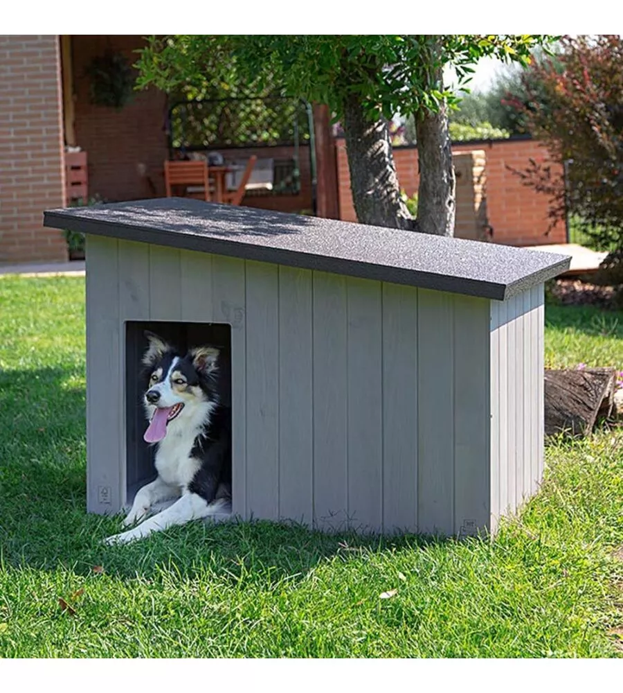 CUCCIA PER CANI DA ESTERNO FERPLAST "ARGO 100" IN PINO NORDICO 114,5X73X81 CM