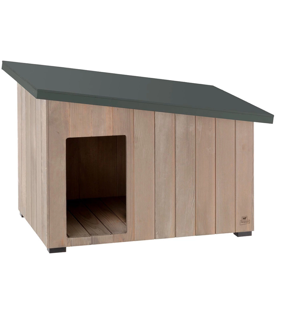 CUCCIA DA ESTERNO "ARGO 100" IN LEGNO DI PINO, 114,5X73X81 CM - FERPLAST