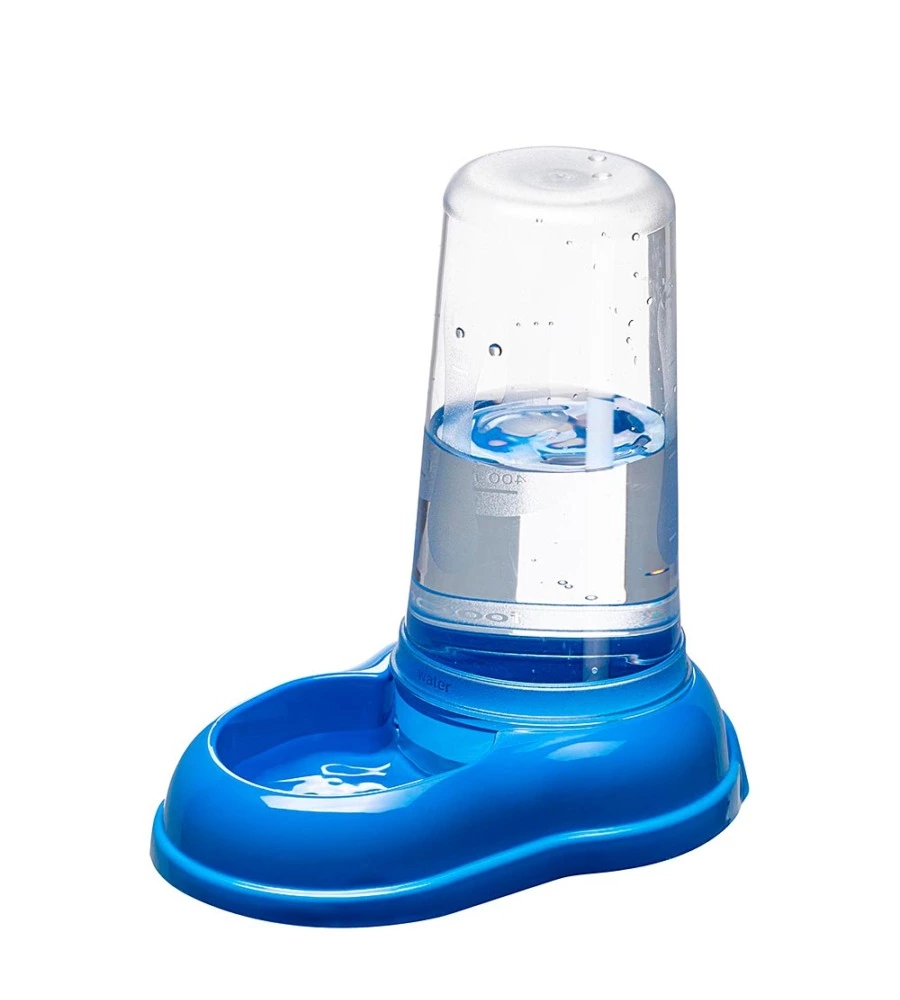 DISTRIBUTORE DI CIBO O ACQUA PER CANI E GATTI "AZIMUT 600", BLU- FERPLAST