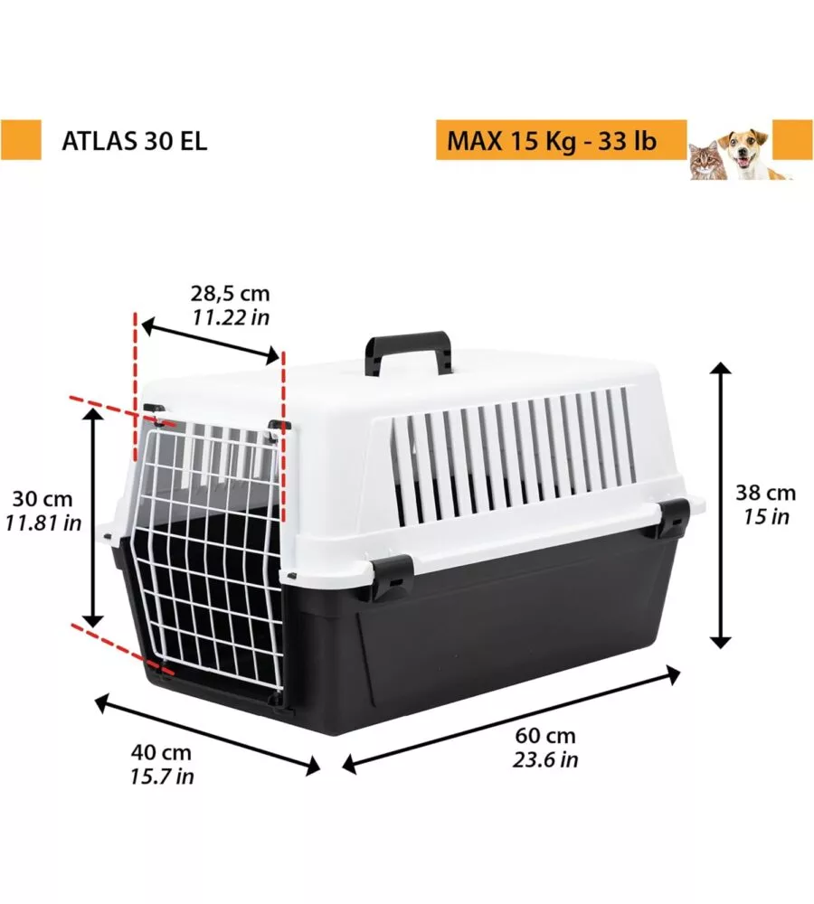 TRASPORTINO ATLAS 30 NERO - FERPLAST