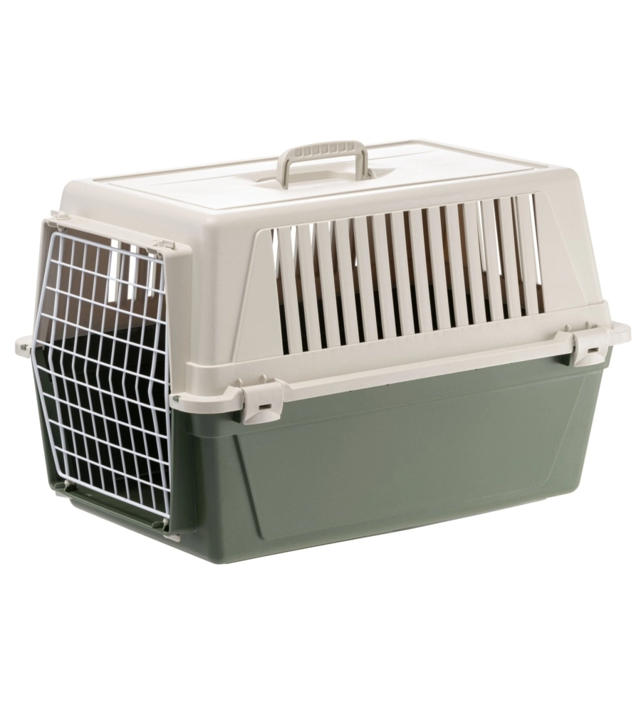 Trasportino per gatti e cani di piccola taglia Ferplast "Atlas 30" verde 40x60x38 cm