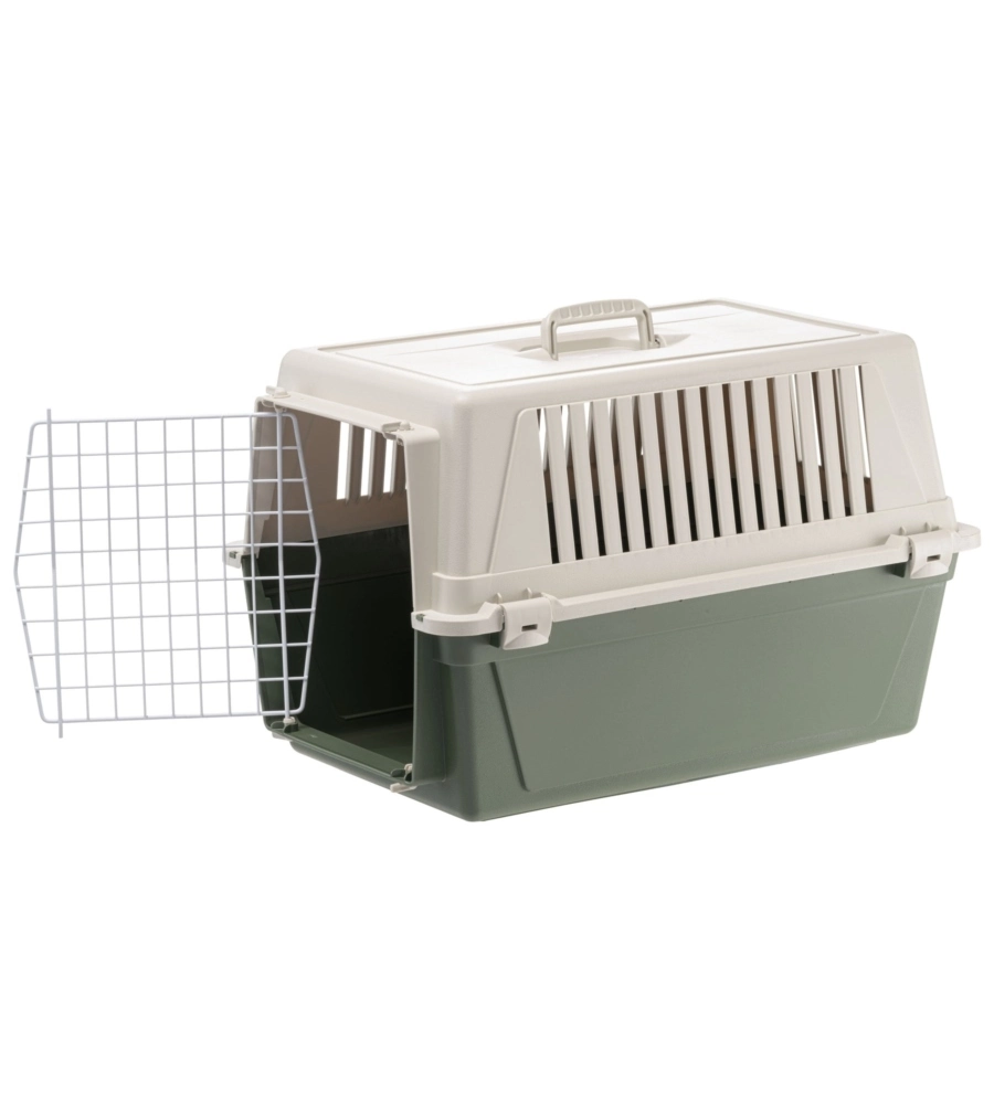 Trasportino per gatti e cani di piccola taglia Ferplast "Atlas 30" verde 40x60x38 cm