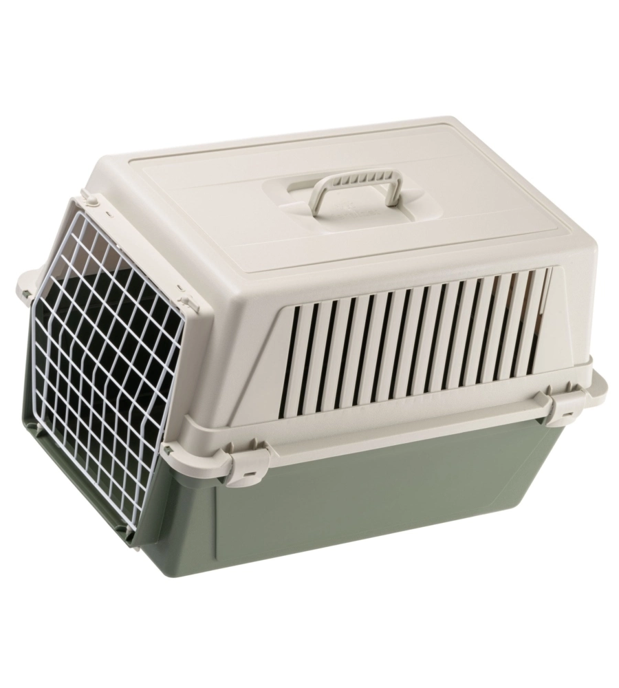 Trasportino per gatti e cani di piccola taglia Ferplast "Atlas 30" verde 40x60x38 cm