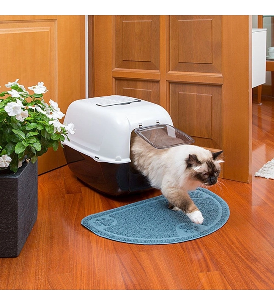 LETTIERA TOILETTE GATTO CHIUSA FERPLAST "PRIMA" NERO 39,5X52,5X38 CM