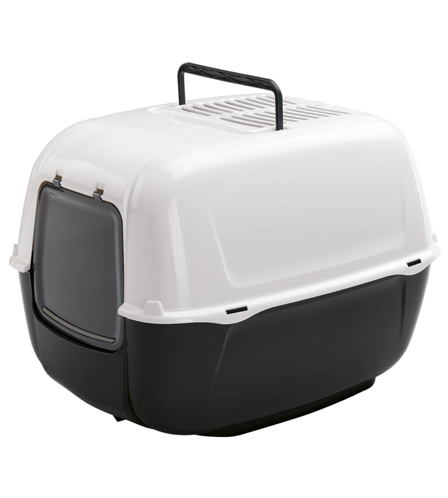 LETTIERA TOILETTE GATTO CHIUSA FERPLAST "PRIMA" NERO 39,5X52,5X38 CM