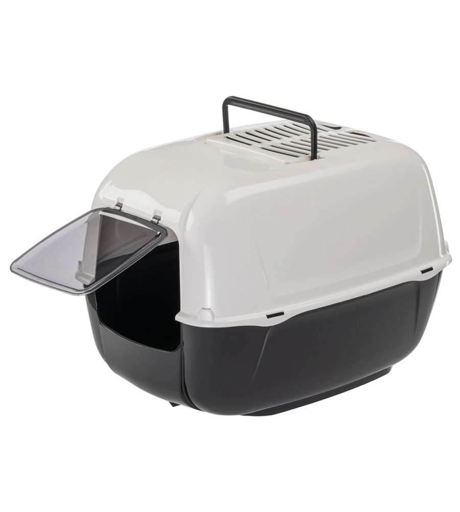 LETTIERA TOILETTE GATTO CHIUSA FERPLAST "PRIMA" NERO 39,5X52,5X38 CM