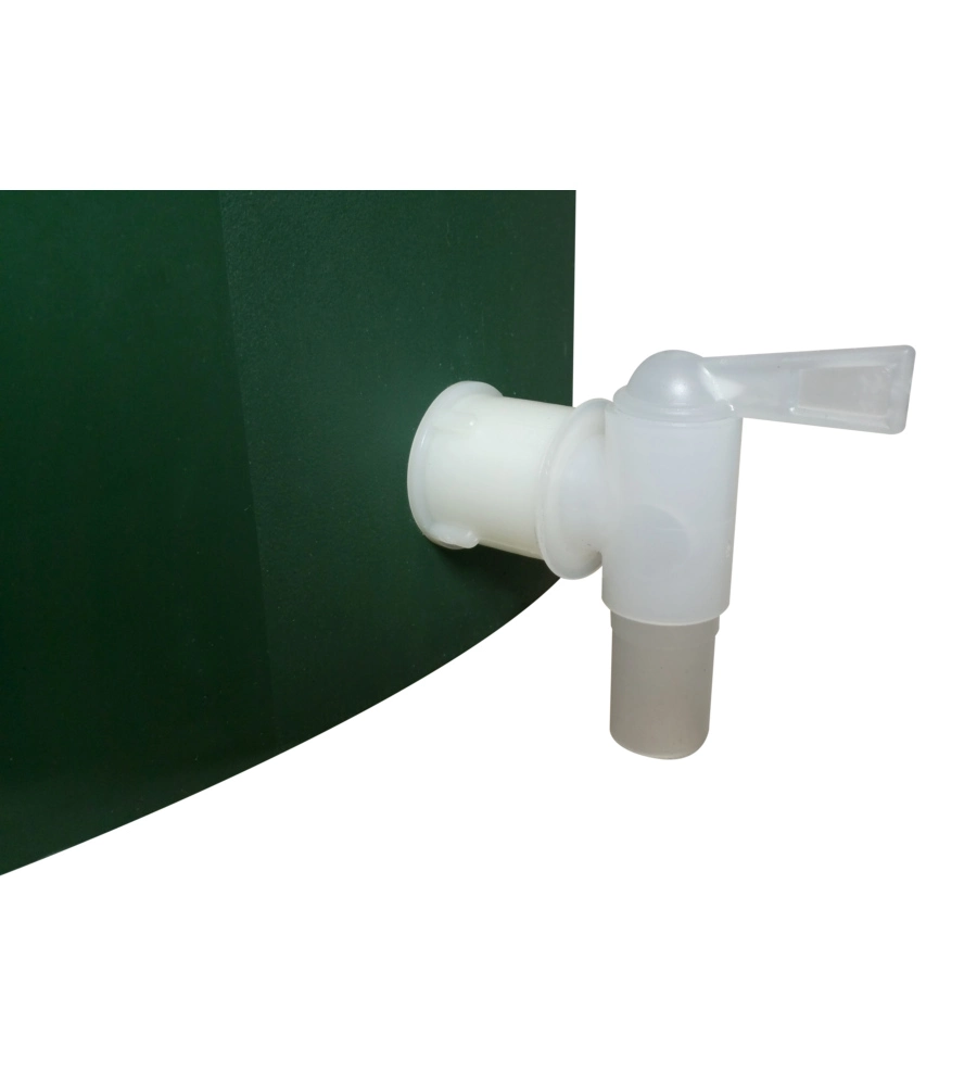 KIT SERBATOIO PER RACCOLTA ACQUA PIOVANA VERDE 210 L