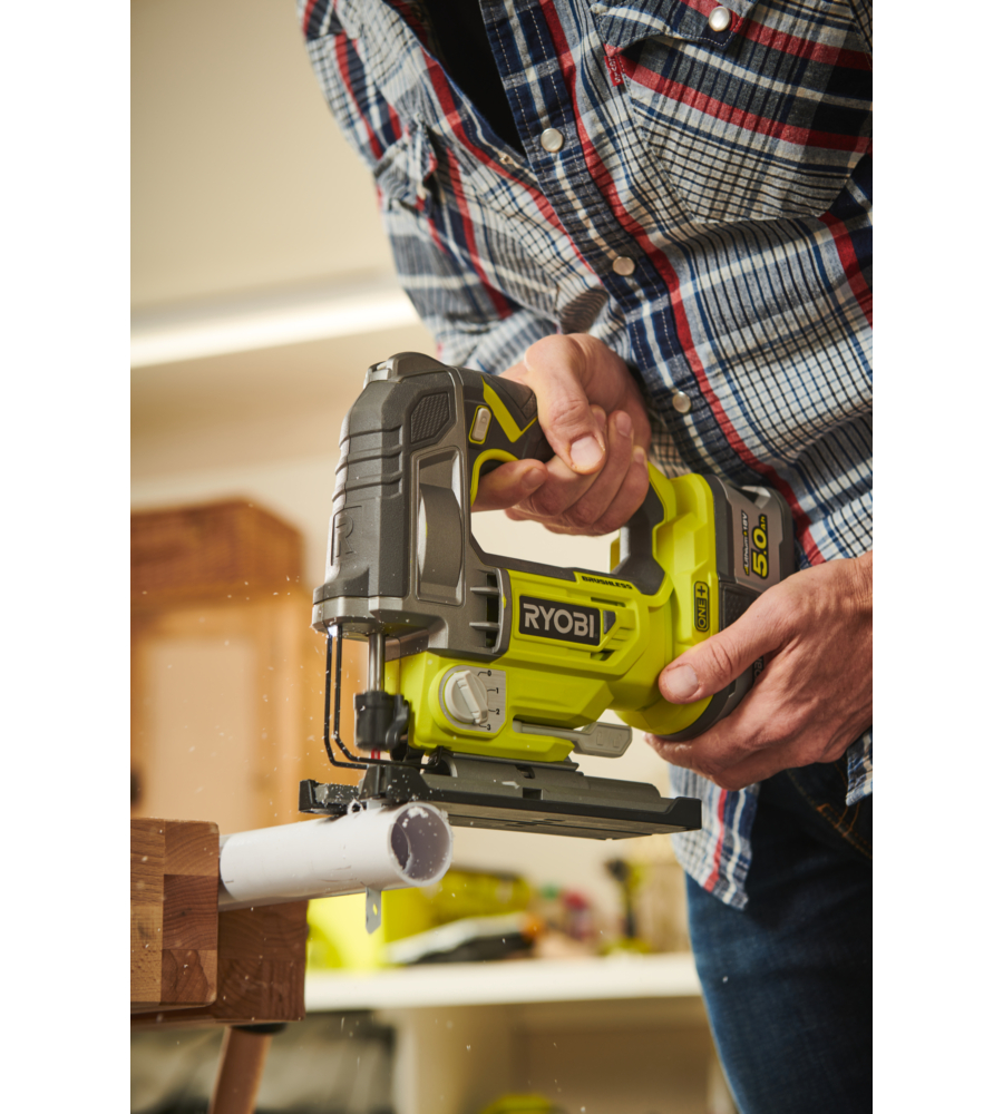 SEGHETTO ALTERNATIVO BRUSHLESS A BATTERIA R18JS7-0 SOLO CORPO MACCHINA BATTERIA NON INCLUSA - RYOBI