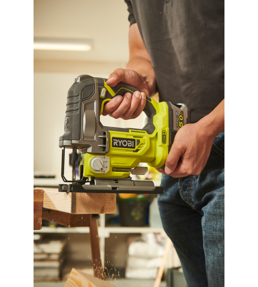 SEGHETTO ALTERNATIVO BRUSHLESS A BATTERIA R18JS7-0 SOLO CORPO MACCHINA BATTERIA NON INCLUSA - RYOBI