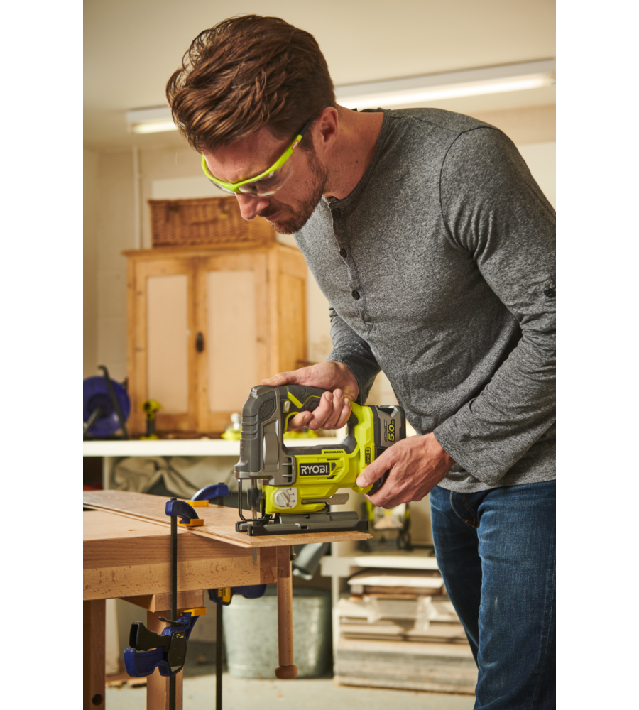 SEGHETTO ALTERNATIVO BRUSHLESS A BATTERIA R18JS7-0 SOLO CORPO MACCHINA BATTERIA NON INCLUSA - RYOBI