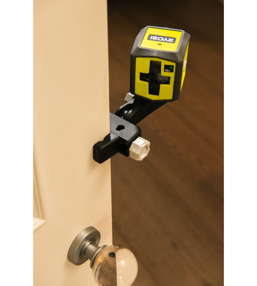 LIVELLA LASER VERDE A 2 LINEE 15 METRI RBCLLG1 - RYOBI