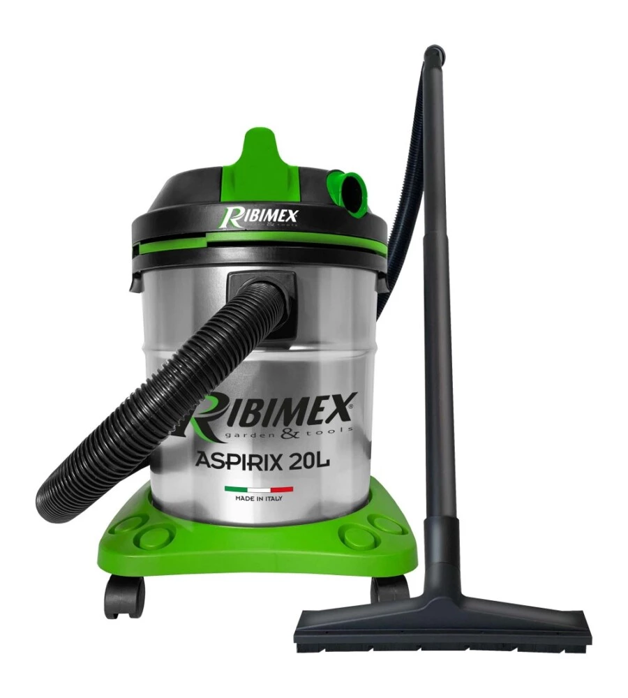 ASPIRATORE SOLIDI LIQUIDI ELETTRICO RIBIMEX "ASPIRIX" 1200W 20 LT 40 L/S - PRASP20IT