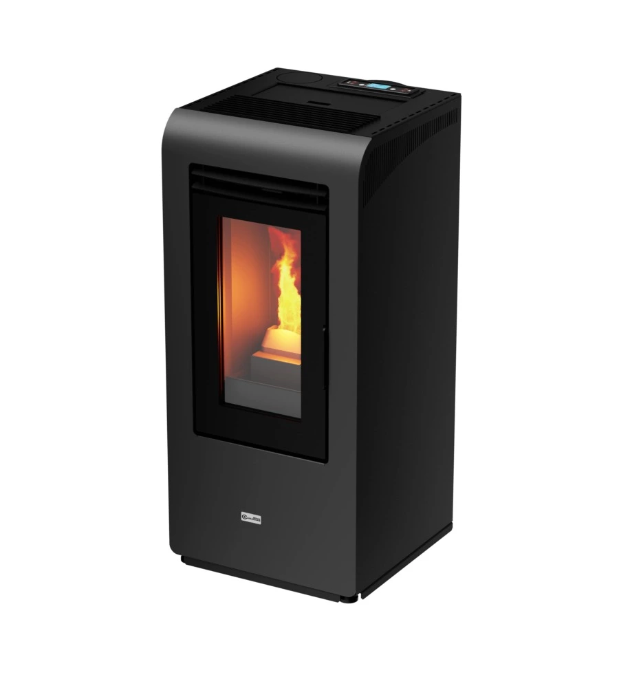 STUFA A PELLET CANALIZZATA CANADIAN STOVE "VANCOUVER 10C" GRIGIO 8,7 KW
