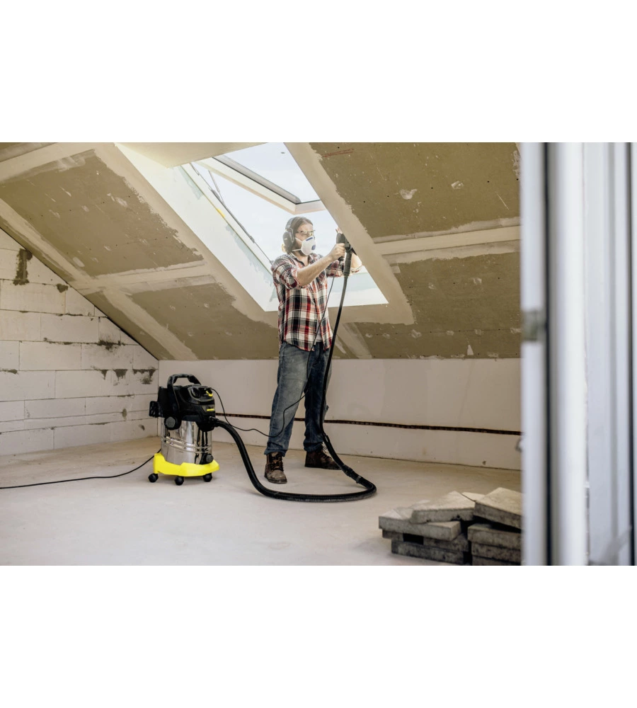 ASPIRATORE SOLIDI LIQUIDI ELETTRICO KARCHER "KWD 6 P S V-30/8/22/T" 1300W 30 LT
