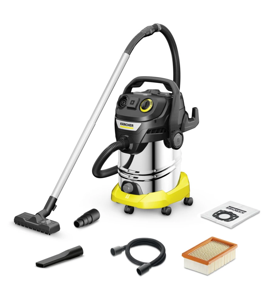 ASPIRATORE SOLIDI LIQUIDI ELETTRICO KARCHER "KWD 6 P S V-30/8/22/T" 1300W 30 LT