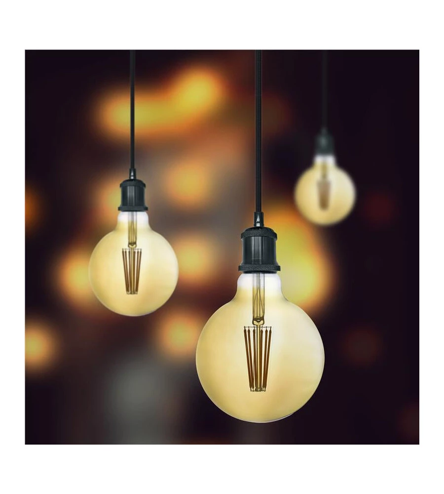 LAMPADA A SOSPENSIONE "PENDEL" NERO 1,5 MT, E27