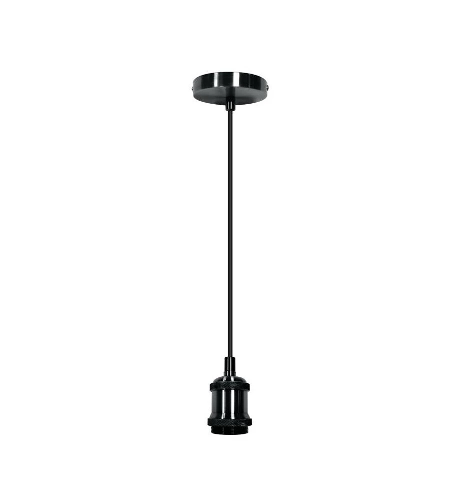 LAMPADA A SOSPENSIONE "PENDEL" NERO 1,5 MT, E27