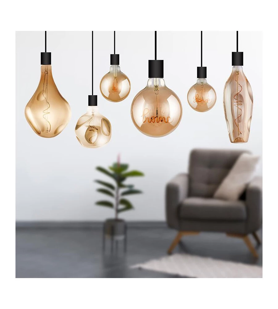 LAMPADINA LED DECORATIVA "ALIEN" AMBRATO 180 LM, E27