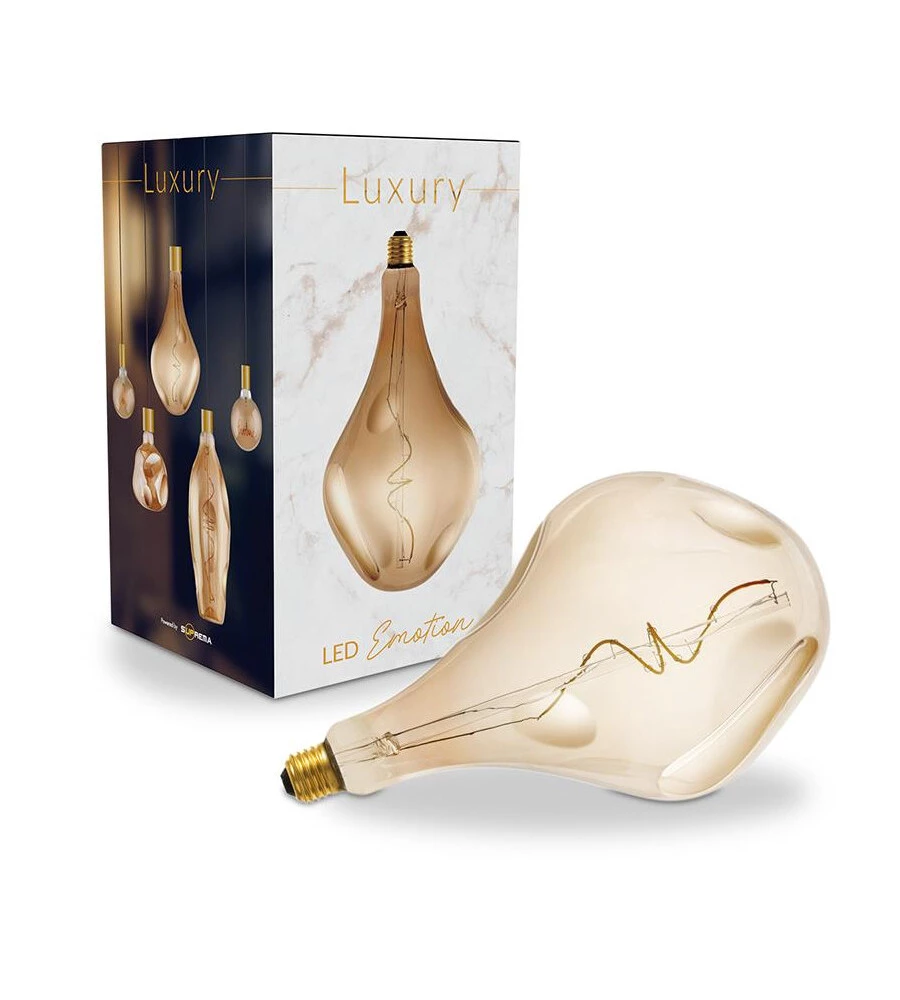 LAMPADINA LED DECORATIVA "ALIEN GIANT" AMBRATA 240 LM, E27