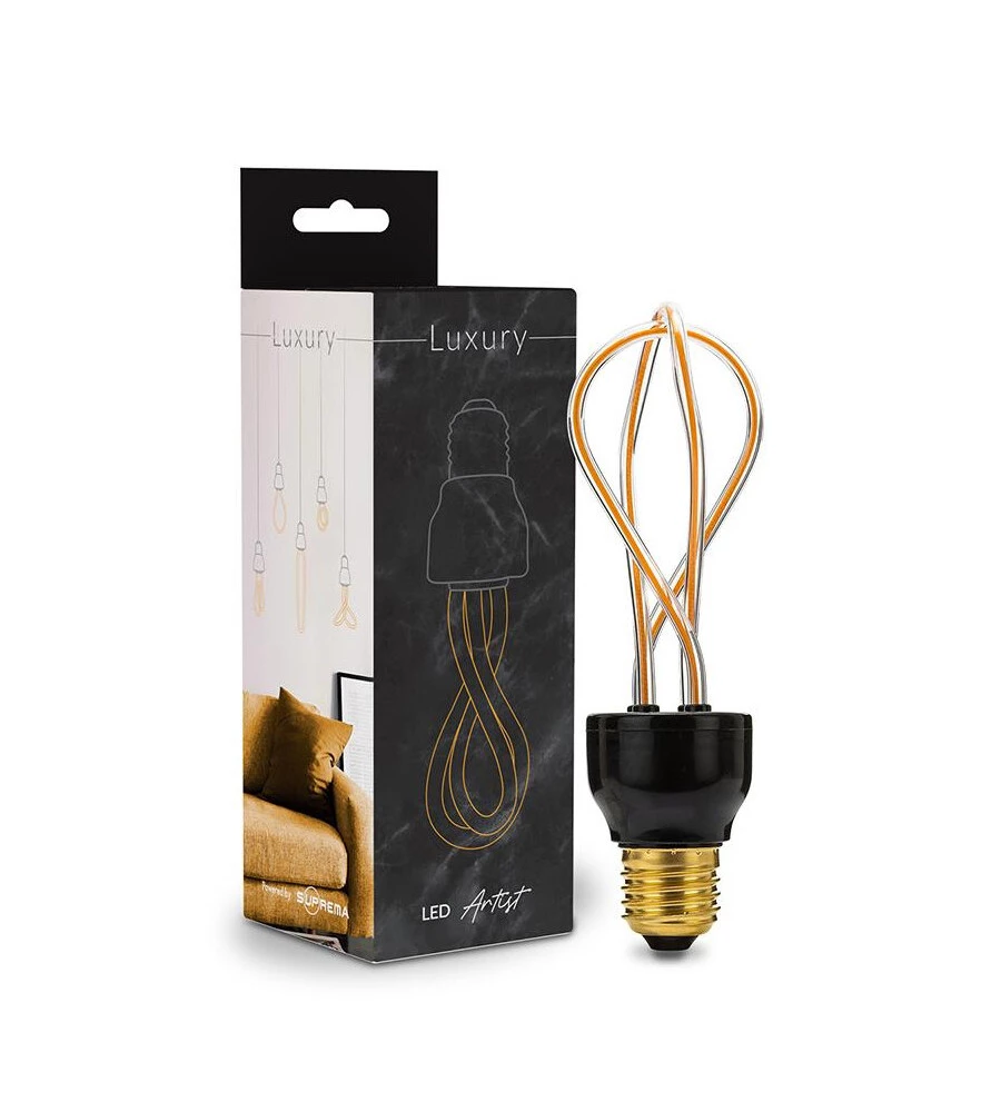LAMPADINA LED DECORATIVA "DOPPIO TONDO" 480 LM, E27