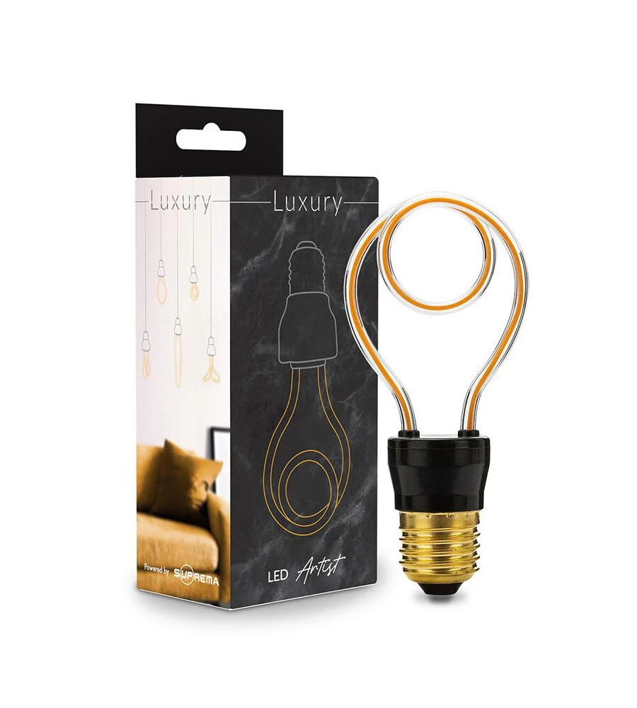 LAMPADINA LED DECORATIVA "DOPPIA SPIRALE" 240 LM, E27