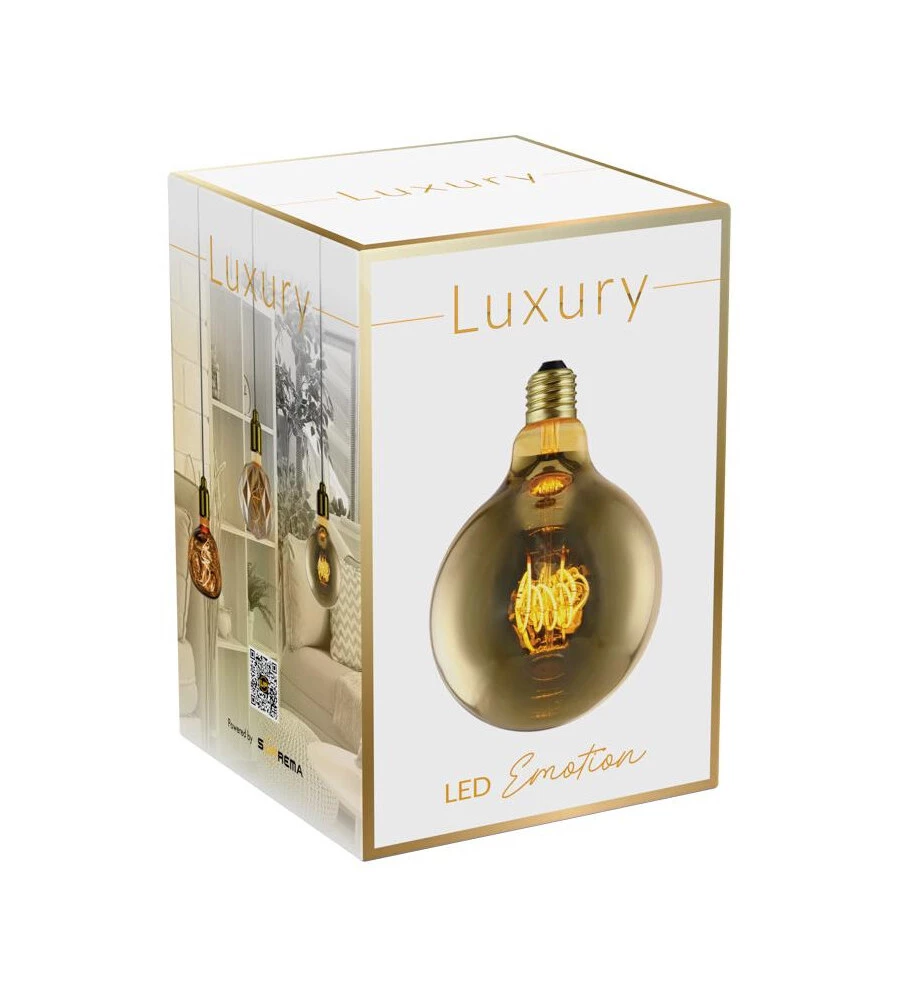 LAMPADINA LED DECORATIVA "GLOBO" ORO 70 LM, E27