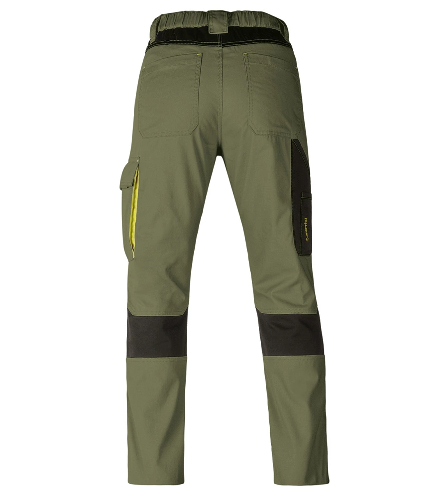 PANTALONI DA LAVORO KAVIR VERDE/NERO, TG L - KAPRIOL