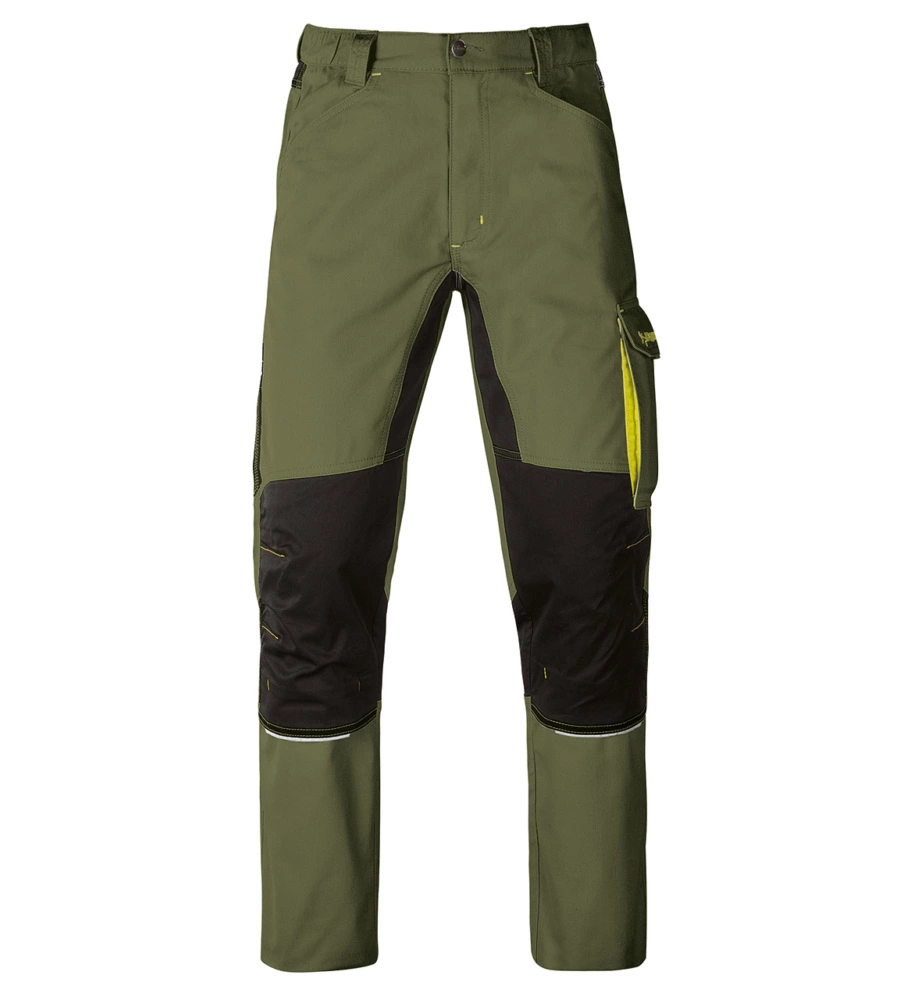 PANTALONI DA LAVORO KAVIR VERDE/NERO, TG L - KAPRIOL