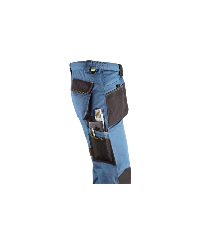 PANTALONI DA LAVORO SLICK AVIO/NERO, TG XXXL - KAPRIOL