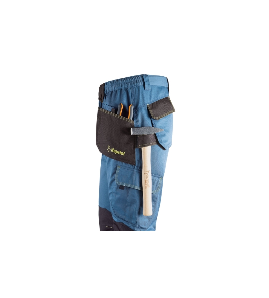 PANTALONI DA LAVORO SLICK AVIO/NERO, TG XXXL - KAPRIOL