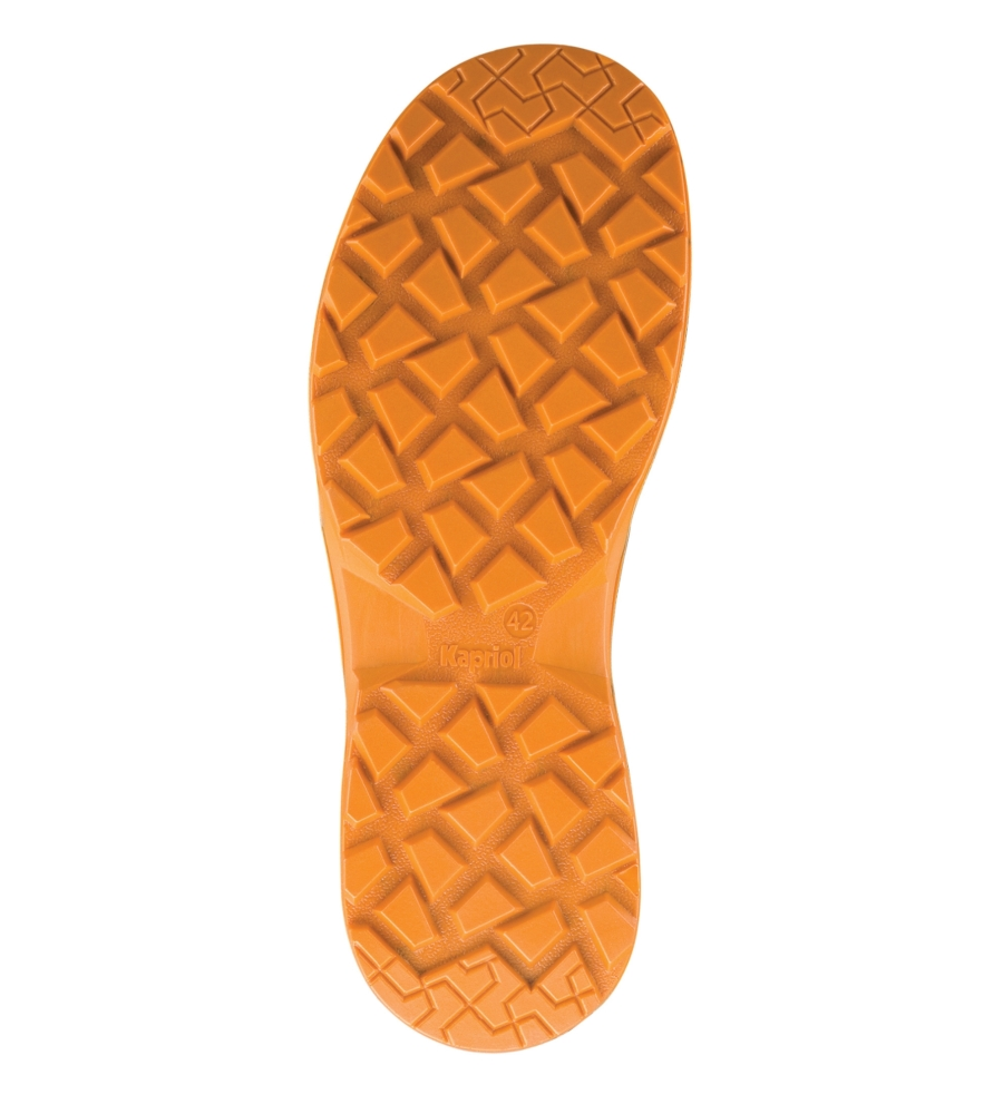 SCARPE ANTINFORTUNISTICHE DA LAVORO MARS NERO/ARANCIO S1P SRC, TG 41 - KAPRIOL