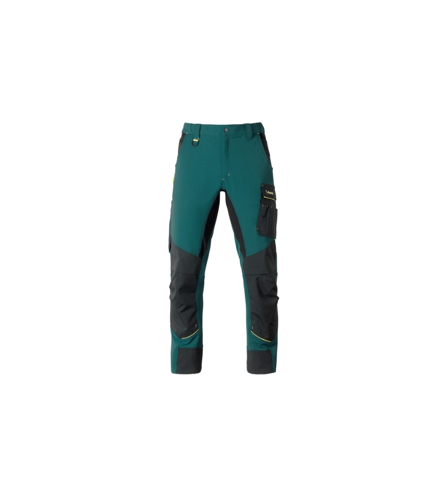 PANTALONI DA LAVORO CARPENTER  PETROLIO/NERO, TG XXXL - KAPRIOL