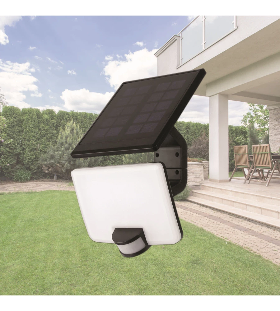 PROIETTORE A LED SOLARE CON SENSORE DI MOVIMENTO - 82 LED