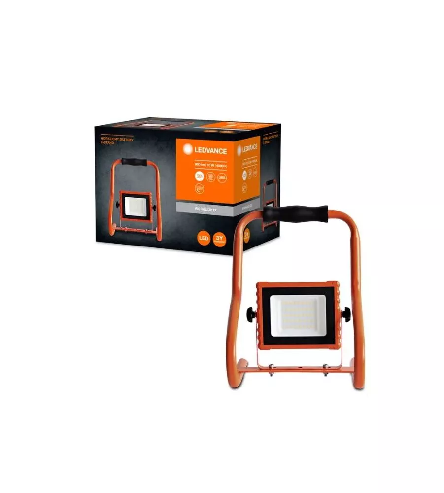 FARO LED A BATTERIA R-STAND 10W, 4000K