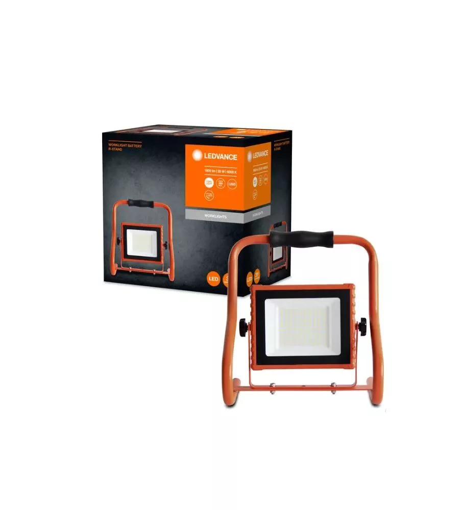 FARO LED A BATTERIA R-STAND 20W, 4000K
