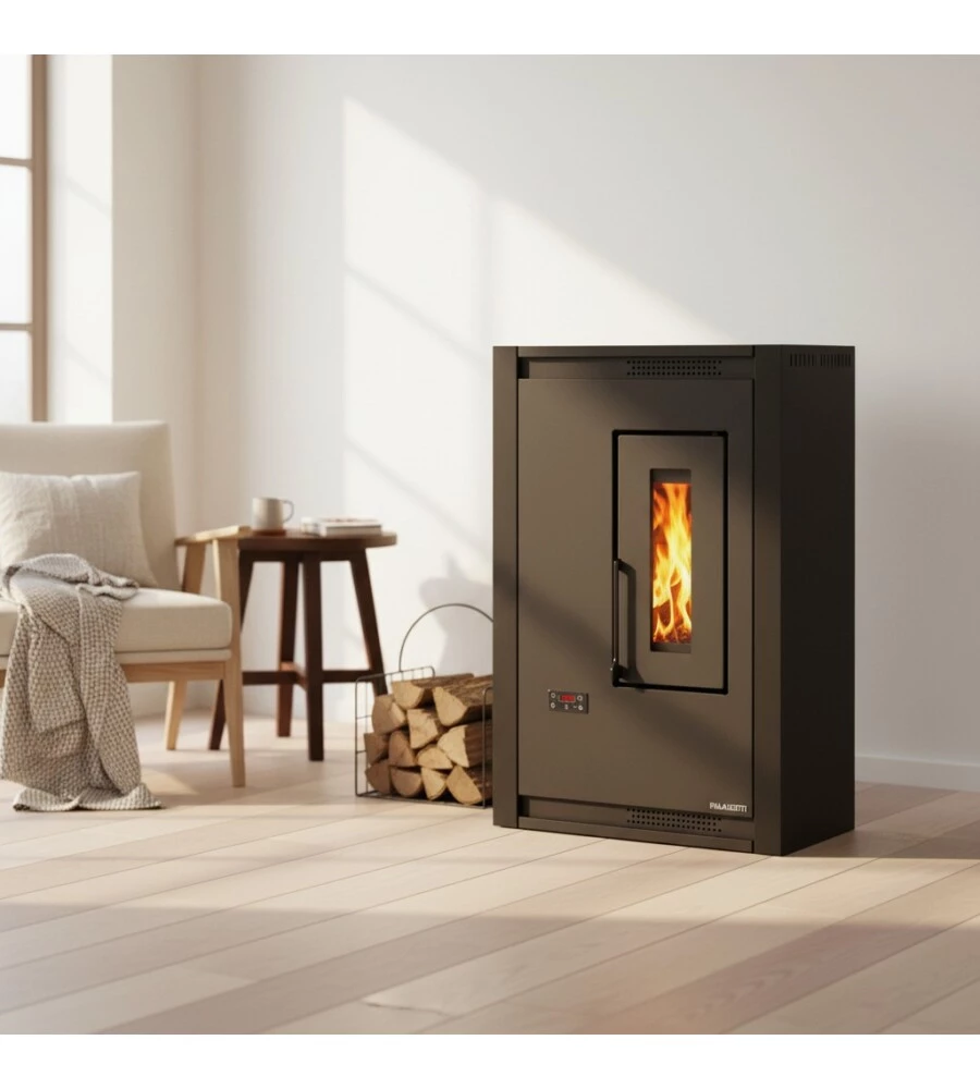Stufa a pellet La Nordica Extraflame "Luisella" bordeaux 5,1 kW