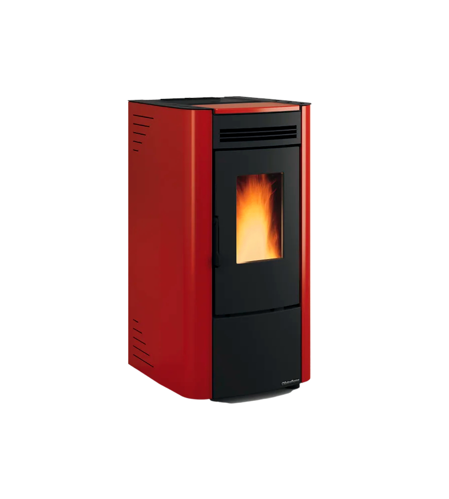 Stufa a pellet La Nordica Extraflame "Ketty" bordeaux 6,5 kW